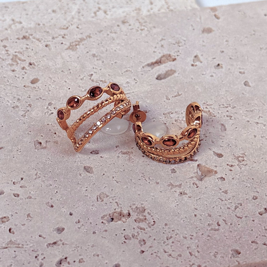 Scarlet Flame | Earrings