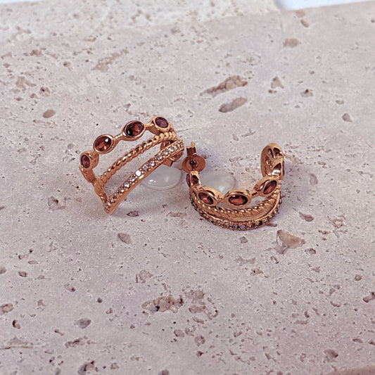 Scarlet Flame | Earrings