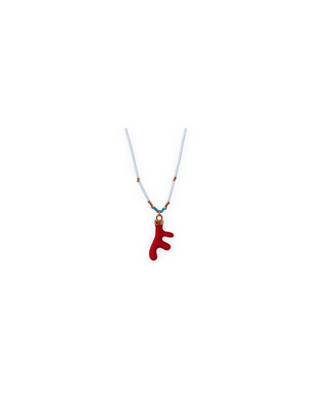 Coral hidden in Santorini | Necklace