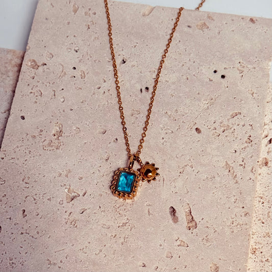 Aquamarine Burst | Necklace