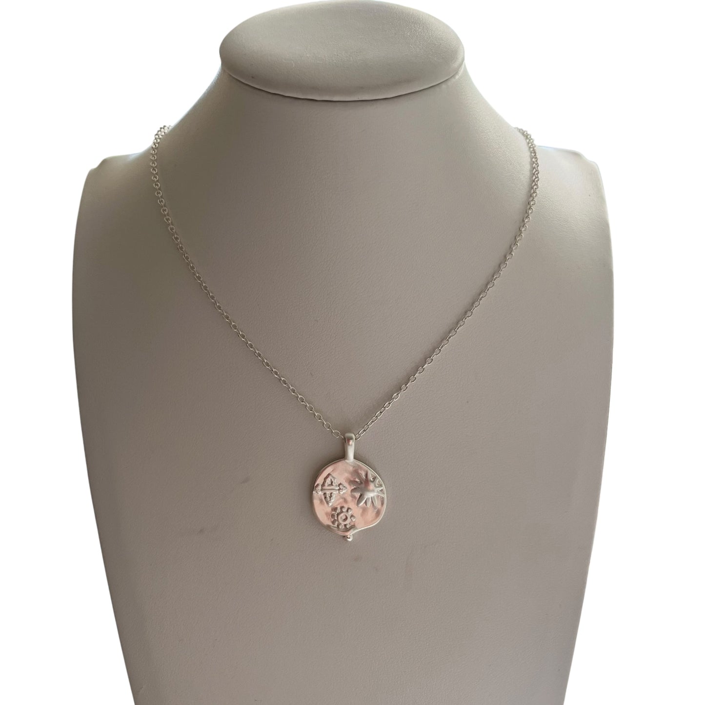 Sol Disc Matte | Necklace