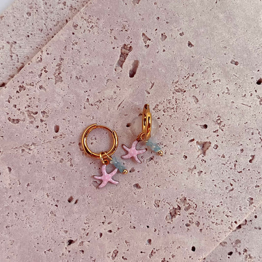 Coral Star Dream | Earrings