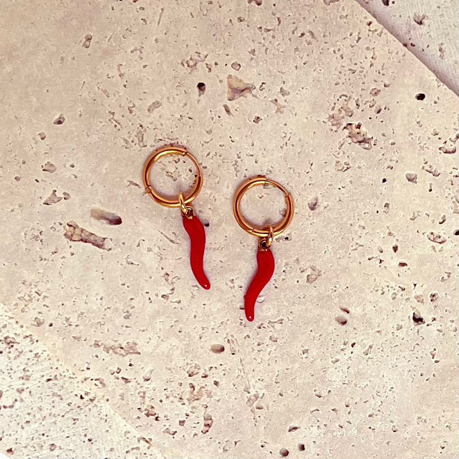 Hot chilli | Earrings