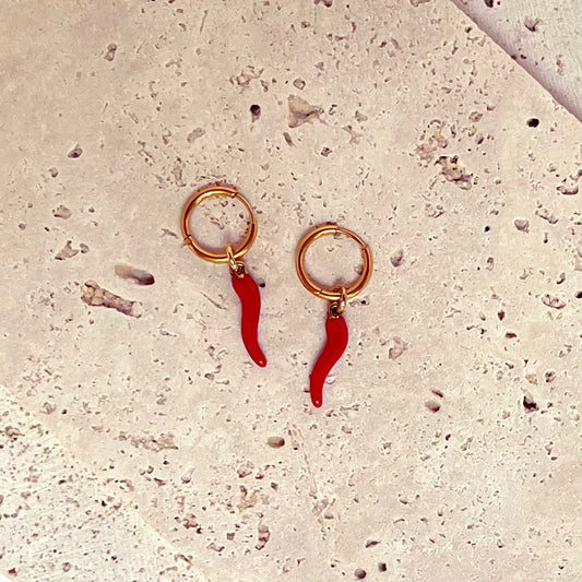 Hot chilli | Earrings