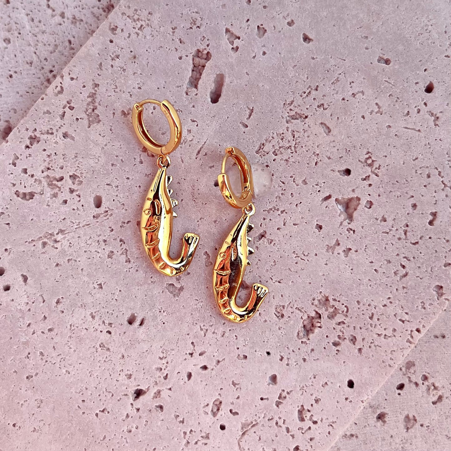 Champagne Shrimp | Earrings