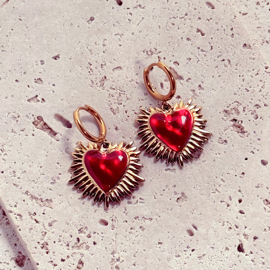 Fire in my Heart | Earrings