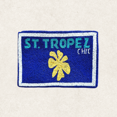 St. Tropez Beaded Blue | Clutch
