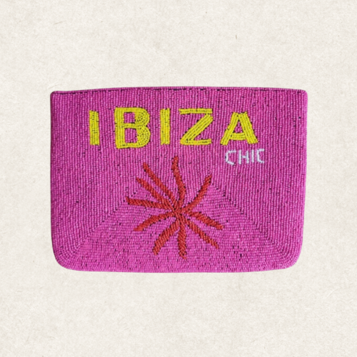 Ibiza Beaded Pink | Clutch
