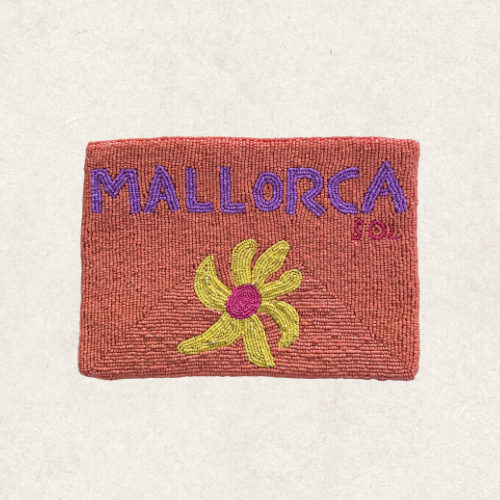 Mallorca Beaded Orange | Clutch