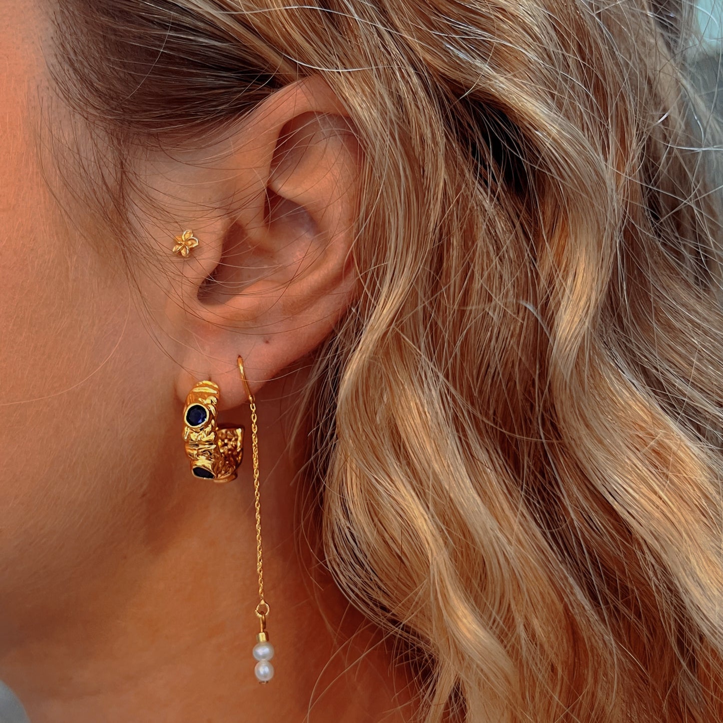 Sol Caliente Sapphire | Earrings