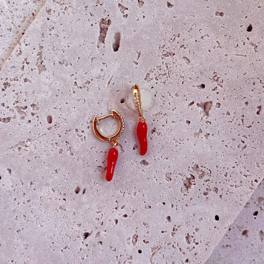Red Tiger Chilli | Earrings