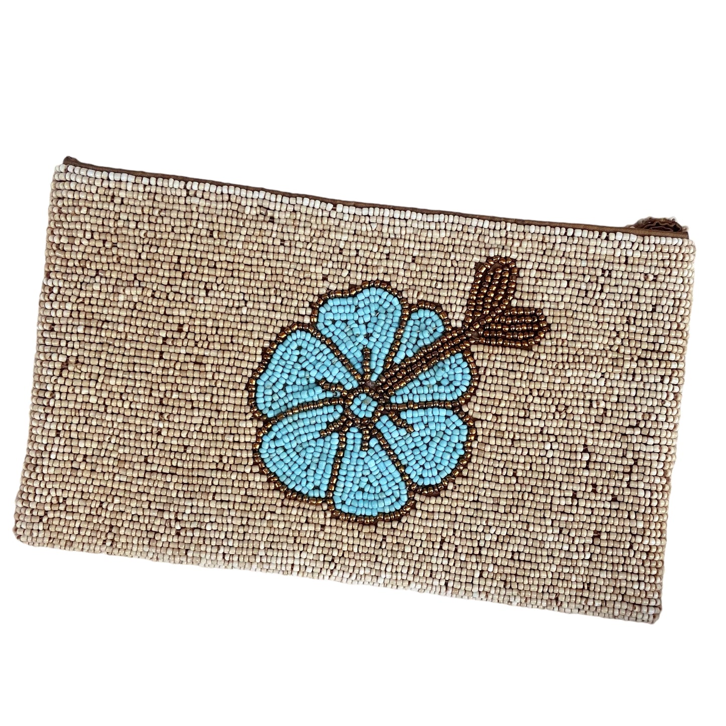 On Vacation Blue Beaded | Clutch Purse