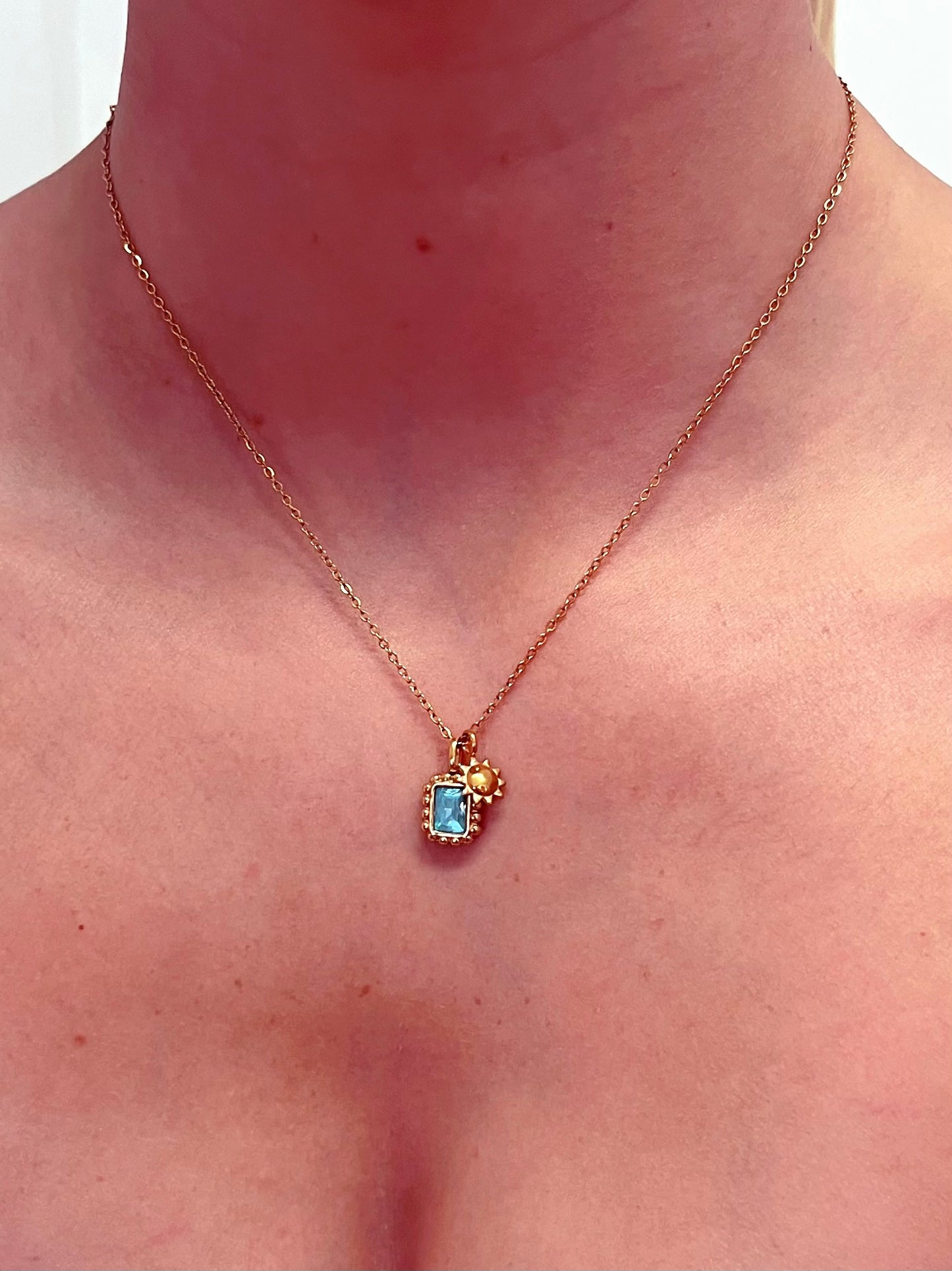 Aquamarine Burst | Necklace