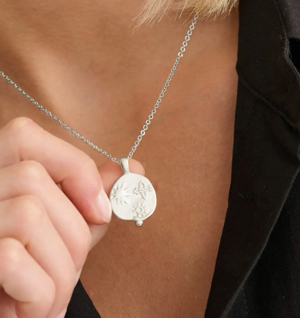 Sol Disc Matte | Necklace