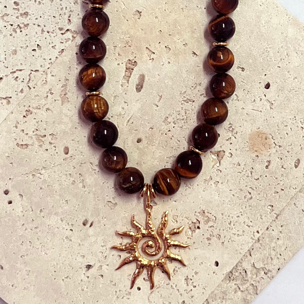Fiamma Sole, Tiger Eye | Necklace