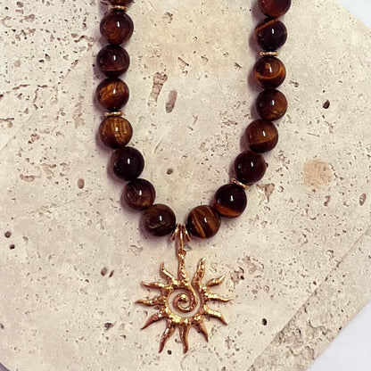 Fiamma Sole, Tiger Eye | Necklace