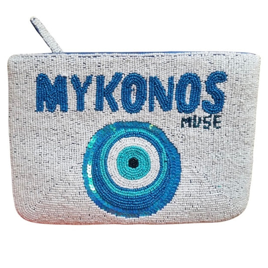 Mykonos Muse Beaded | Clutch Bag