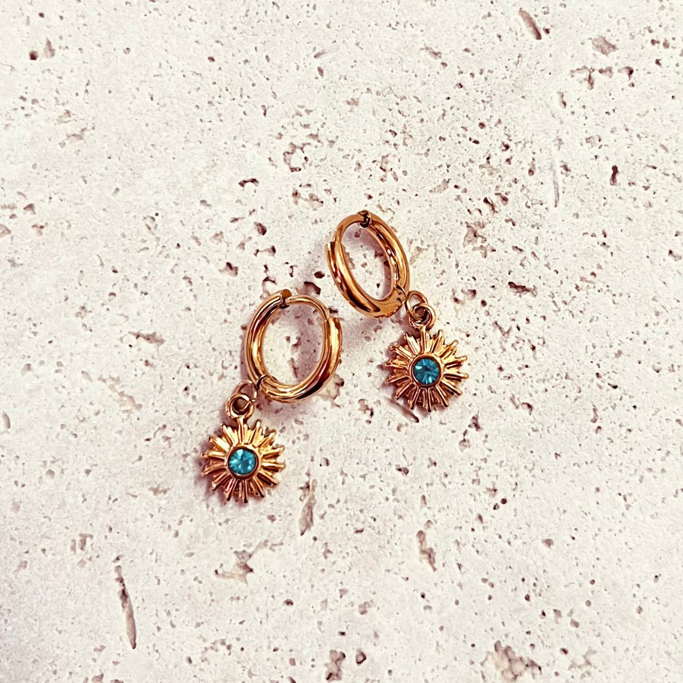 Helios Aquamarine | Earrings