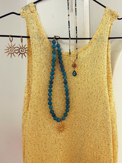 Fiamma Sole, Apatite Chalcedony | Necklace