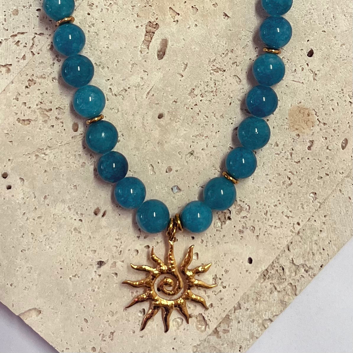 Fiamma Sole, Apatite Chalcedony | Necklace