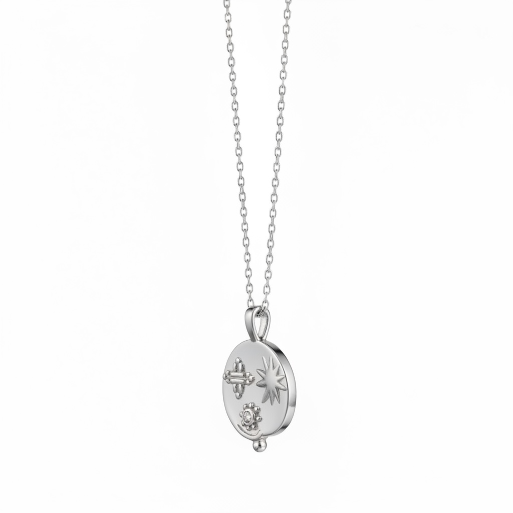 Sol Disc Matte | Necklace