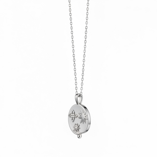 Sol Disc Matte | Necklace