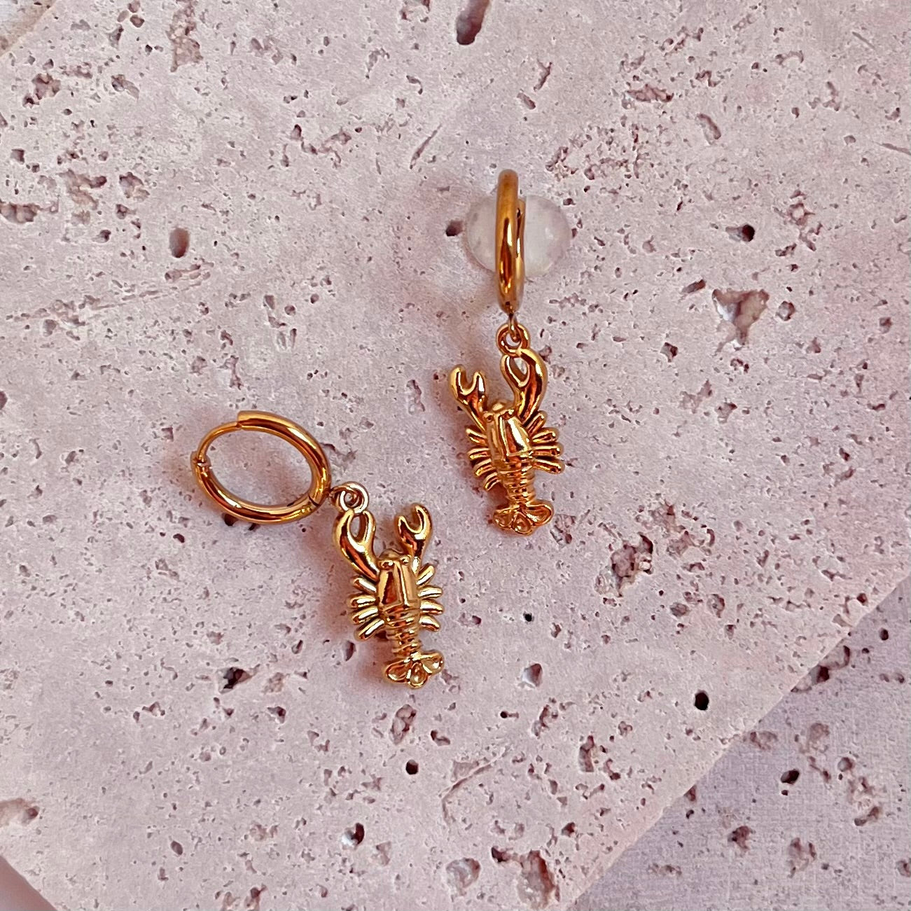 Golden Lobster | Earrings