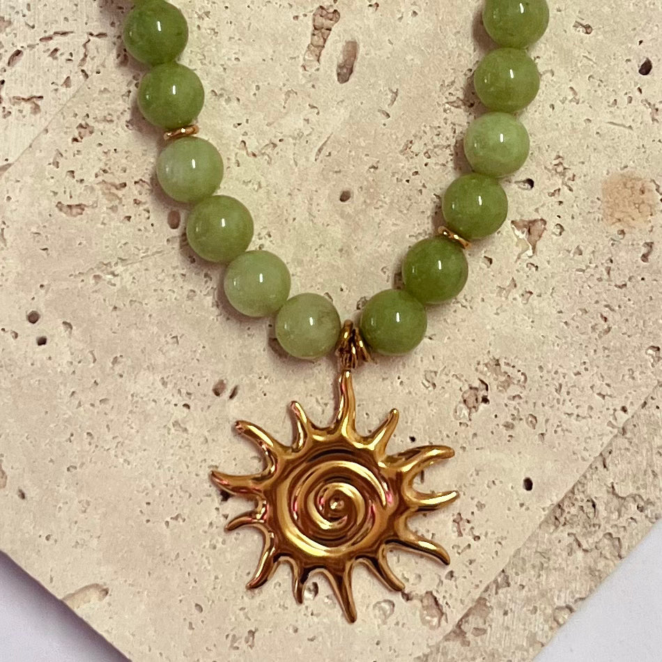 Fiamma Sole, Jade | Necklace