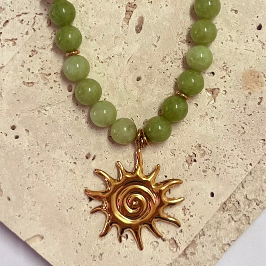 Fiamma Sole, Jade | Necklace