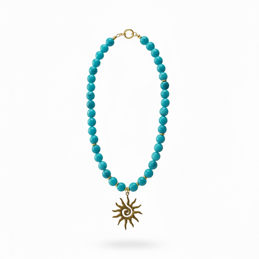 Fiamma Sole, Apatite Chalcedony | Necklace