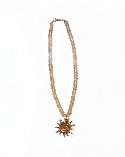 Fiamma Sweet Sole, Apatite Chalcedony | Necklace