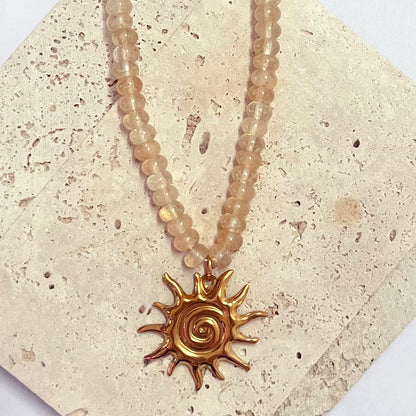 Fiamma Sweet Sole, Light Amber | Necklace