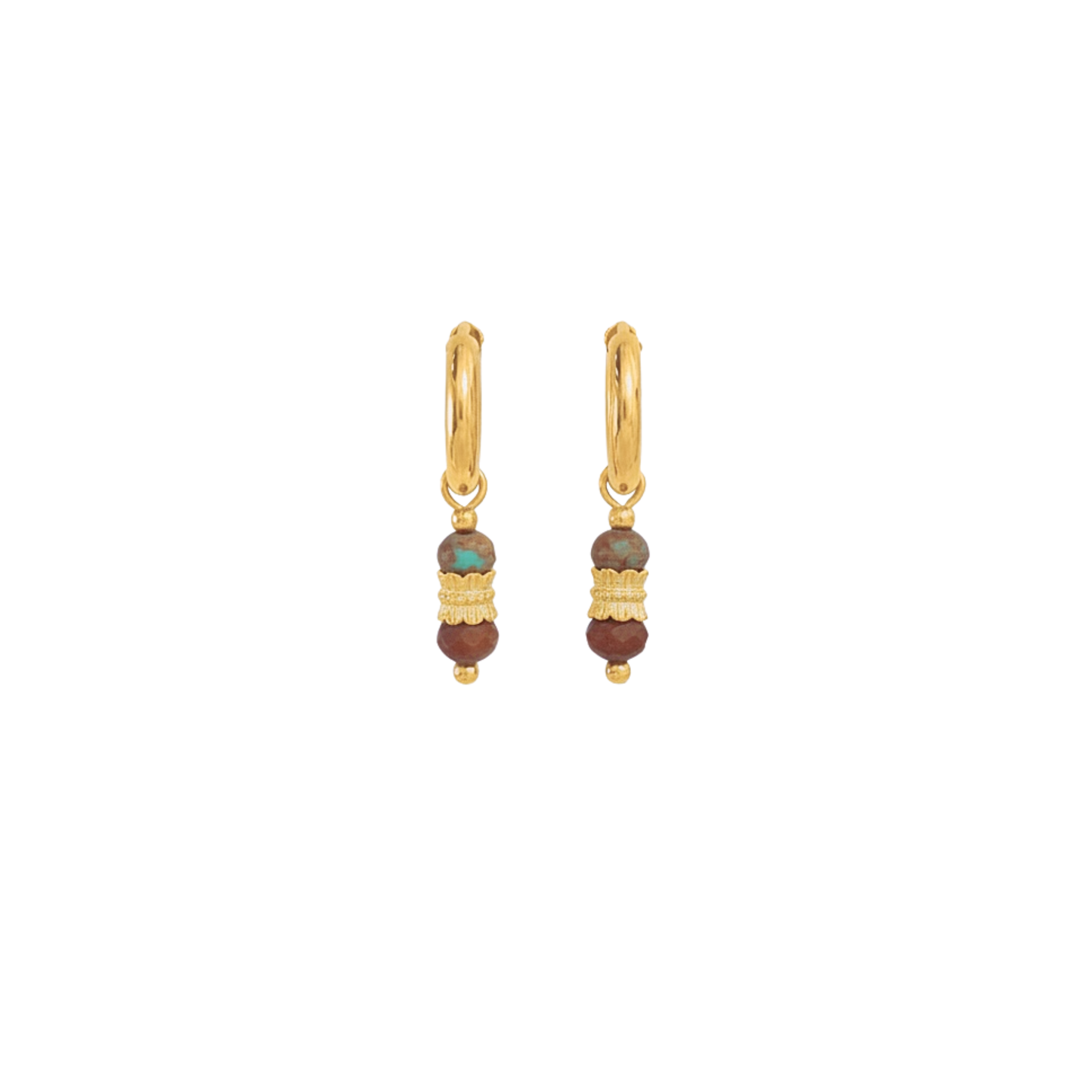 Aurora Glow African Turquoise | Earrings