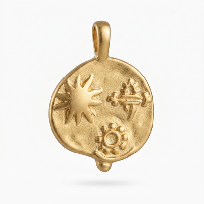 Sol Disc Matte | Necklace