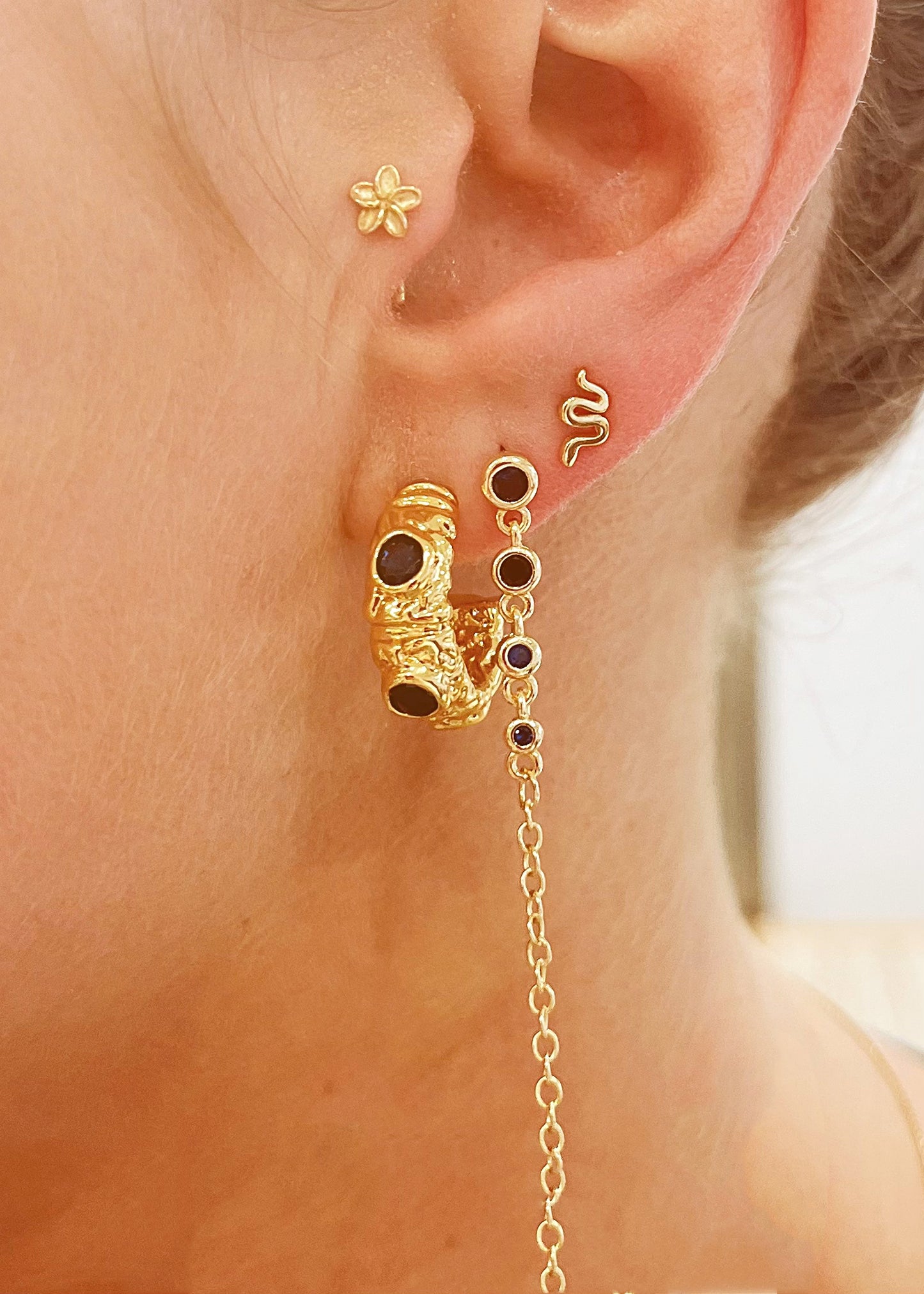 Sol Tribe Sapphire | Earrings