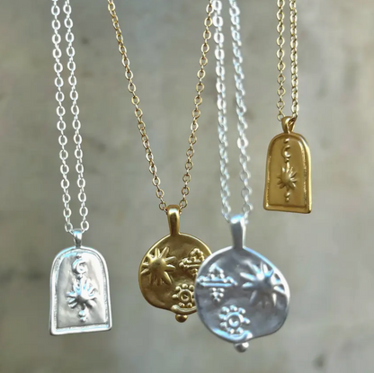 Sol Disc Matte | Necklace