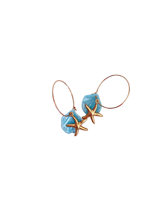 Blue Shell Bay | Earrings