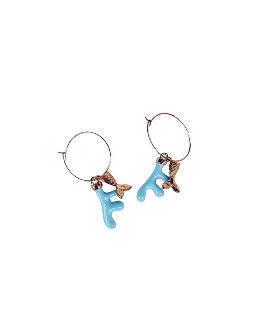 Coral Mermaid | Earrings