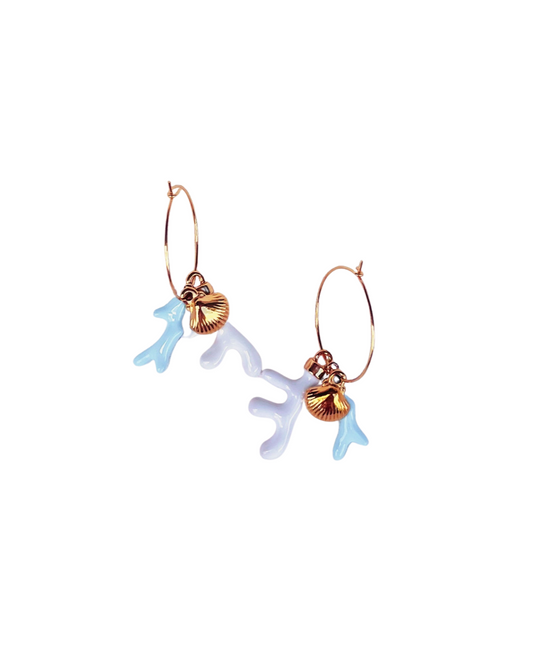 Taking a dip in Malibu | Earrings