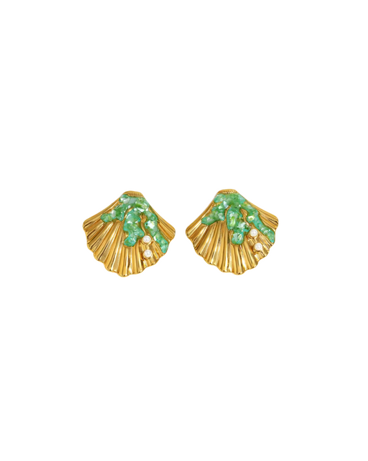 Seafoam Pour | Earrings